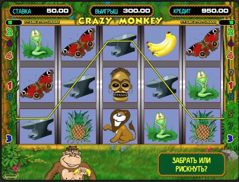 обзор игрового автомата crazy monkey